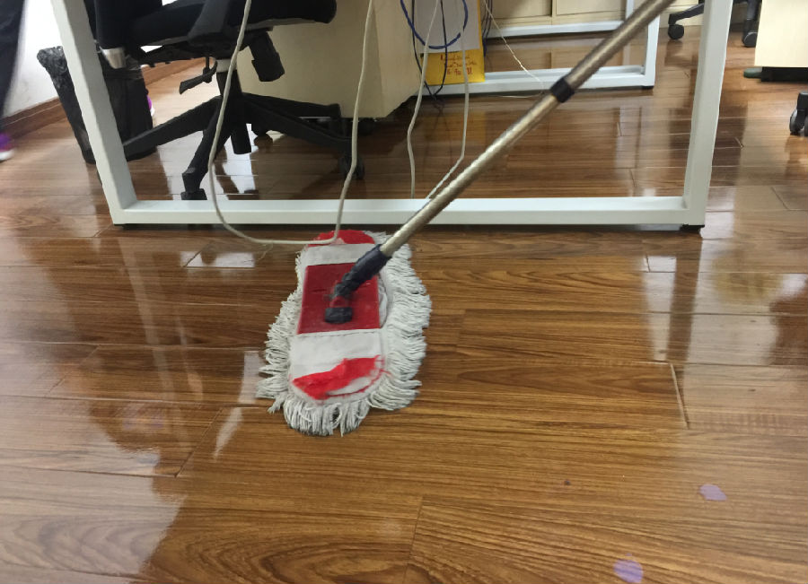 鸡冠区木地板保洁案例